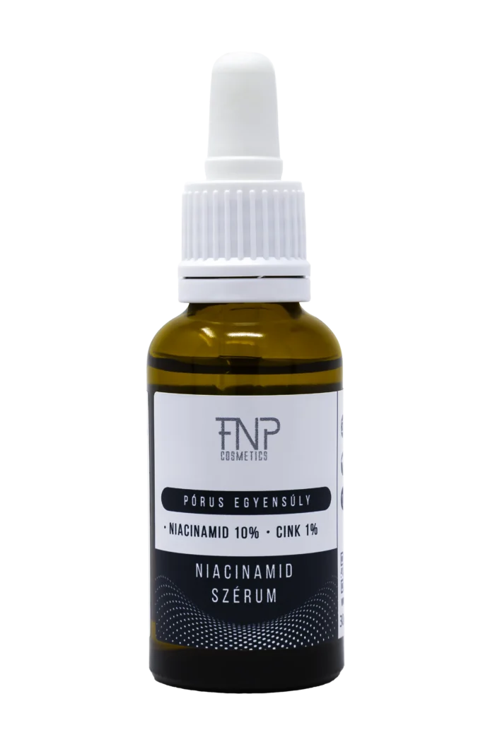 Niacinamid Szérum Pórus egyensúly szérum -10% Niacinamide 1% Cink - 30ml - Image 1